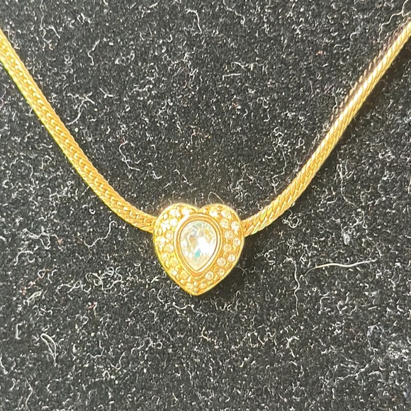 Vintage Swarovski (S.A.L.) Heart Necklace & Earrings - Picture 11 of 15